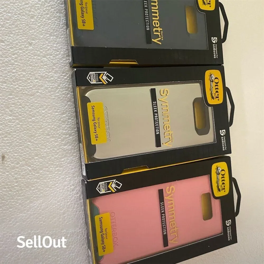 3 lots OtterBox Symmetry Case for Samsung Galaxy S8+ Multicolor Glossy Finish
